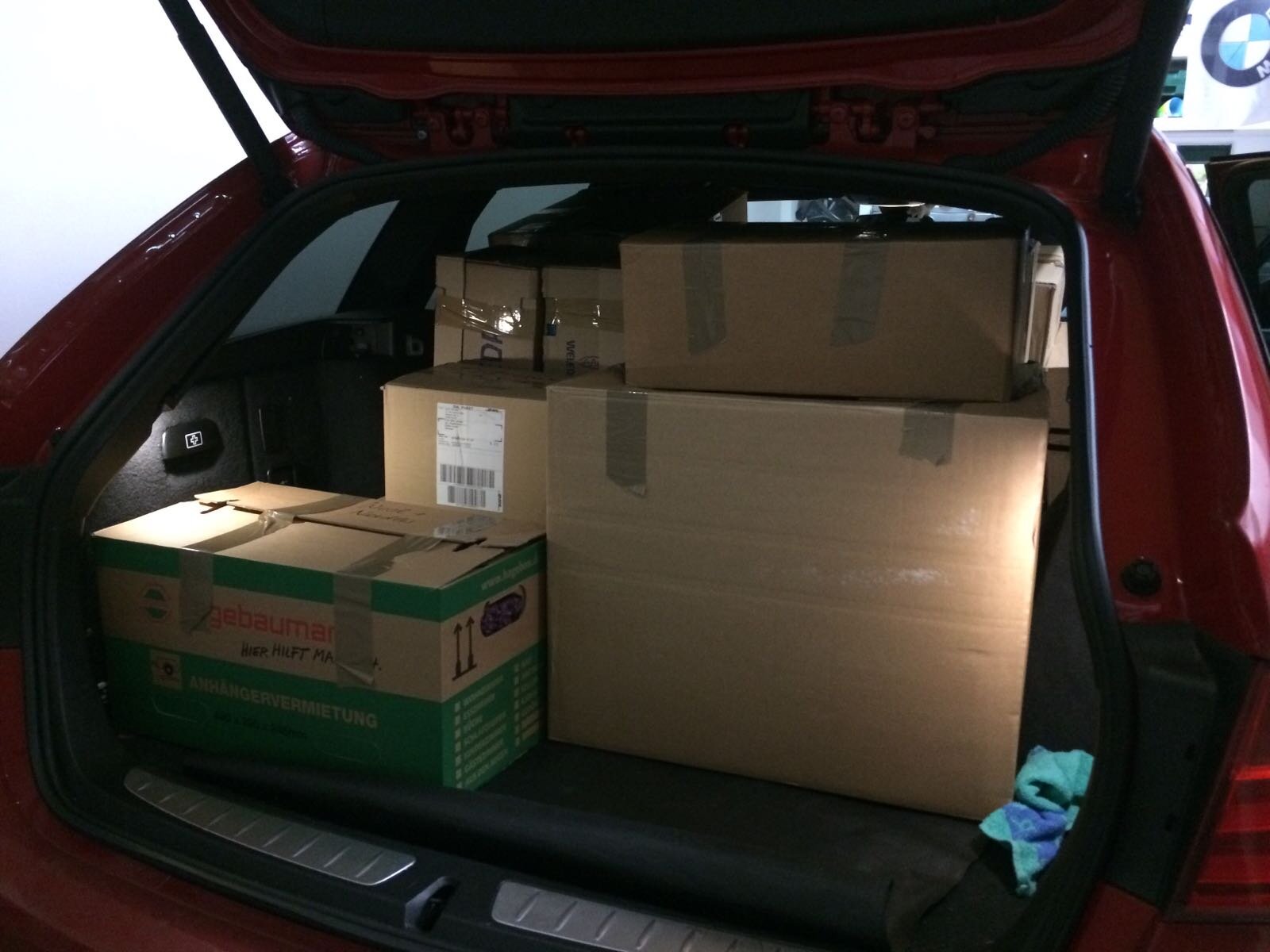 Alles gepackt für das Camp in Veria/Griechenland