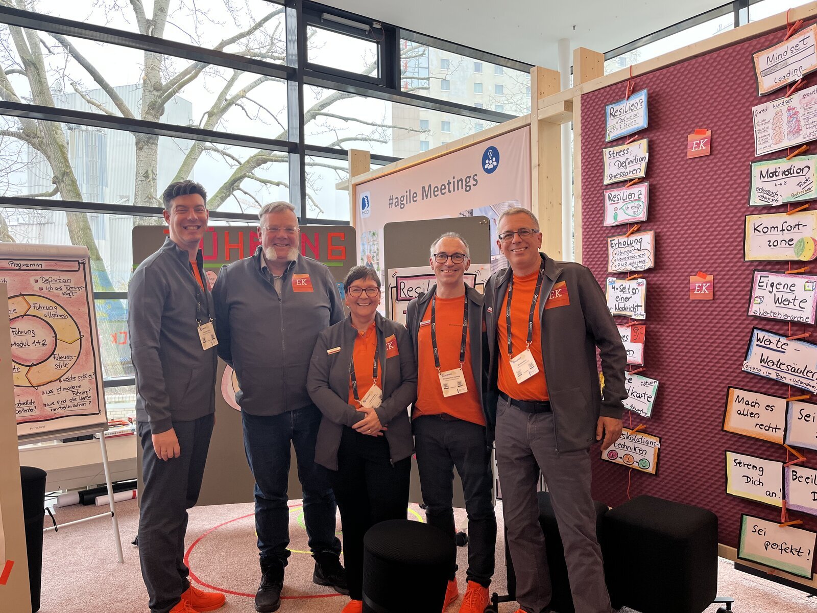 Gruppenfoto des EK-Teams auf der Messe 2025